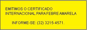 certificado internacional